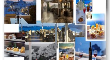 Nocturna Café Oia Santorini