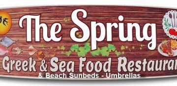 The Spring Restaurant Kamari Beach