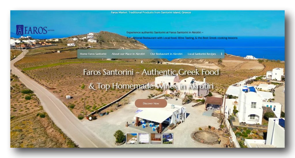 Faros Santorini Restaurant - Best Authentic Santorini Food Experience